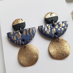 Cercei contemporani cercei supradimensionati argila polimerica, cercei atarnatori cercei pentru vacanta cadou Craciun  - bijuterii - cercei - cercei lungi - Artynos.ro