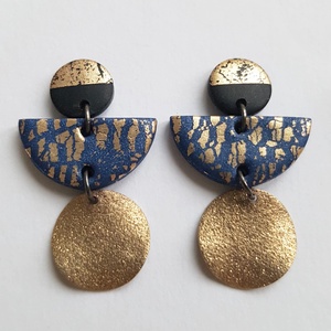 Cercei contemporani cercei supradimensionati argila polimerica, cercei atarnatori cercei pentru vacanta cadou Craciun , Bijuterii, Cercei, Cercei lungi, Confectionarea bijuteriilor, ARTYNOS