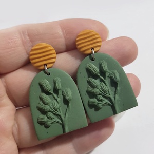 Cercei moderni arca Cercei rotunzi cercei lungi cercei verzi cercei atarnatori flori bijuterie moderna cadou mos Craciun - crăciun - cadouri de moș crăciun - cadouri de moș crăciun - Artynos.ro