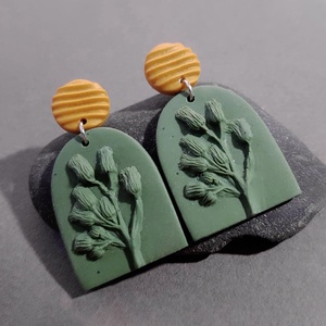 Cercei moderni arca Cercei rotunzi cercei lungi cercei verzi cercei atarnatori flori bijuterie moderna cadou mos Craciun - crăciun - cadouri de moș crăciun - cadouri de moș crăciun - Artynos.ro