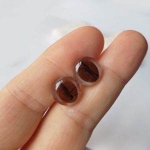 Cercei din rasina cu boabe de cafea naturala, Bijuterii, Cercei, Cercei din rasina, , ARTYNOS