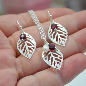 Set de bijuterii artizanal set colier bratara cercei inel agrafe bijuterii din rasina bijuterii cu flori cadou craciun  - bijuterii - seturi de bijuterii - Artynos.ro