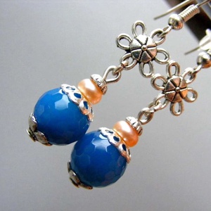 Cercei eleganti cercei cu agate cercei atarnatori semipretioase cercei ocazie cercei moderni cadou martie martisor, Bijuterii, Cercei, Cercei din pietre semipretioase, Confectionarea bijuteriilor, ARTYNOS