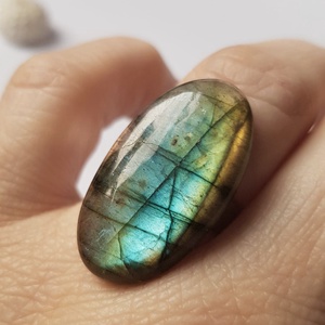 Inel labradorit inel cadochon piatra pretioasa labradorit inel reglabil filigran inel ajustabil bijuterie cadou colega - bijuterii - inele - inele cu pietre semiprețioase - Artynos.ro