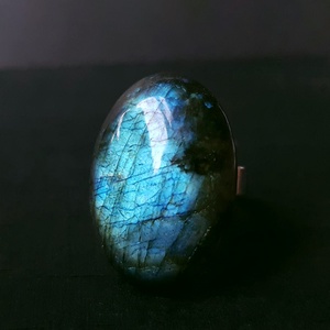 Inel labradorit inel cadochon piatra pretioasa labradorit inel reglabil filigran inel ajustabil bijuterie cadou colega - bijuterii - inele - inele cu pietre semiprețioase - Artynos.ro