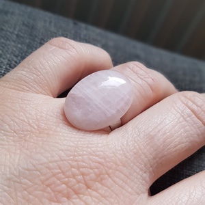 Inel cuart roz inel cadochon piatra pretioasa cuart inel reglabil filigran inel ajustabil bijuterie cadou colega - bijuterii - inele - inele cu pietre semiprețioase - Artynos.ro