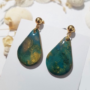 Cercei moderni fimo Cercei statement cercei hoops cercei verzi cercei atarnatori geometrici bijuterie moderna cadou - Artynos.ro