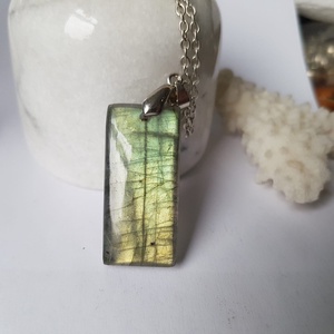 Pandantiv din labradorit colier labradorit pandantiv zodia sagetator leu scorpion pandantiv cristal natural cadou barbat - bijuterii - coliere - pandative - Artynos.ro