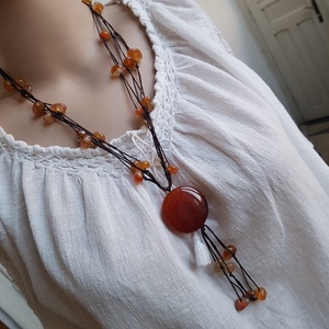 Colier cu agate rosii Colier pietre semipretioase rosii colier margele cadou sotie iubita martisor martie ziua femeii, Bijuterii, Coliere, Coliere din pietre semipretioase, Confectionarea bijuteriilor, Colier cu agate rosii Colier pietre semipretioase rosii colier margele cadou sotie iubita martisor ..., ARTYNOS