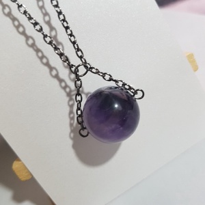 Pandantiv din ametist - bijuterii - coliere - coliere din pietre semiprețioase - Artynos.ro