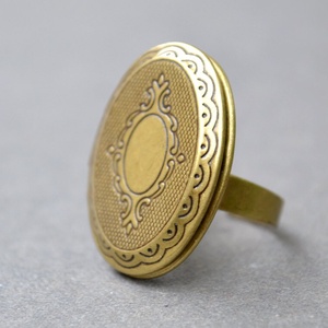 Inel reglabil filigran inel statement ajustabil trandafir inel vintage floare cadou pentru fiica bijuterie unic martie - bijuterii - inele - inele statement - Artynos.ro