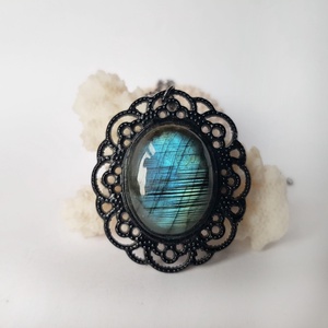 Pandantiv labradorit natural colier piatra semipretioasa pandantiv piatra naturala lacrima bijuterie cuart cadou mama, Bijuterii, Coliere, Pandative, Confectionarea bijuteriilor, ARTYNOS