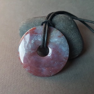 Pandantiv unicat Pandantiv agata indiana Pandantiv rotund colier pietre semipretioase Cadou zodie scorpion sagetator - Artynos.ro