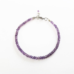 Bratara minimalista moderna Bratara din pietre semipretioase bratara ametist bratara pietre naturale cadou iubita sotie  - bijuterii - brățări - brățări din pietre semiprețioase - Artynos.ro