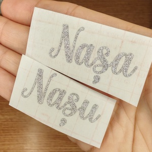 Stickere glitter arginti personalizate  strălucire unică pentru cadouri, ambalaje și produse handmade -  - Artynos.ro