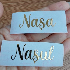 Stickere metalice auri personalizate � strălucire unică pentru cadouri, ambalaje și produse handmade - casă & stil de viață - produse de papetărie - pachet stickere - Artynos.ro