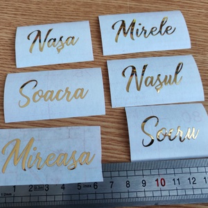 Stickere metalice auri personalizate - casă & stil de viață - produse de papetărie - pachet stickere - Artynos.ro
