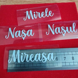 Stickere albe mate personalizate - casă & stil de viață - produse de papetărie - pachet stickere - Artynos.ro