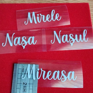 Stickere albe mate personalizate - casă & stil de viață - produse de papetărie - pachet stickere - Artynos.ro