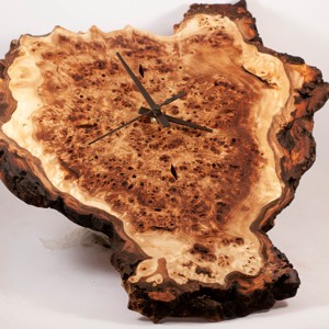 Ceas de perete din lemn, ceas din lemn rustic, -  - Artynos.ro