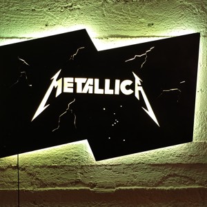 Metallica - perete mural iluminat -  - Artynos.ro