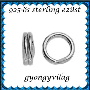 Fermoar pentru bijuterii din argint 925: cerc dublu ESZK D 3,2x0,5 4 buc/pachet, , , ARTYNOS