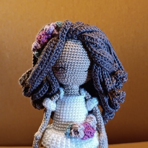 Păpușă croșetată manual - Balerina - jucării și echipamente pentru copii - plușuri - păpușă croșetată, păpușă de pluș - Artynos.ro