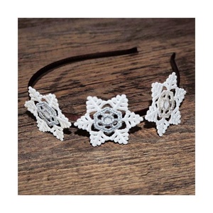 Cordeluta cu Fulgi de Nea 2, Îmbrăcăminte și modă, Accesorii păr, Accesorii de păr, Broderie, ARTYNOS
