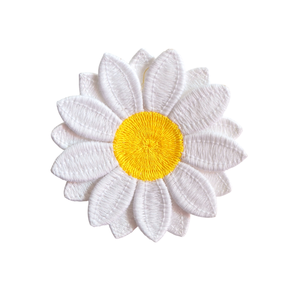 Brosa margareta cu petale duble, Bijuterii, Broșă, insigne, Insigne, Broderie, ARTYNOS