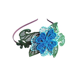 Cordeluta Par Floral Fascinator, Îmbrăcăminte și modă, Accesorii păr, Accesorii de păr, Broderie, ARTYNOS