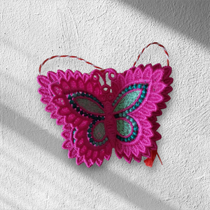Fluture 3D Roz Brosa - Artynos.ro