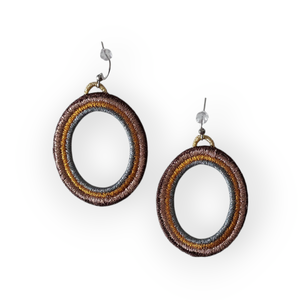 Cercei Ovali Frames - bijuterii - cercei - cercei agățați - Artynos.ro