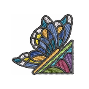 Brosa Stanied  Glass , Bijuterii, Broșă, insigne, Insigne, Broderie, ARTYNOS