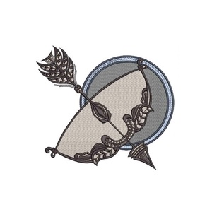 Zodia Sagetator Decoratiune Brodata, Casă & Stil de viață, Accesorii pentru decorat casa, Decorațiuni de pereți, decorațiuni suspendate, Decorațiuni suspendate, Broderie, ARTYNOS