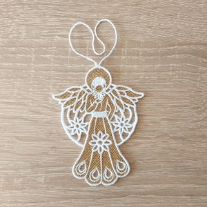 Inger Aprilie Decoratiune Brodata - casă & stil de viață - accesorii pentru decorat casa - decorațiuni de pereți, decorațiuni suspendate - decorațiuni suspendate - Artynos.ro
