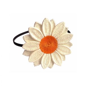 Cordeluta cu floarea soarelui brodata, Îmbrăcăminte și modă, Accesorii păr, Accesorii de păr, Broderie, ARTYNOS
