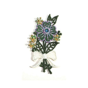 Brosa buchet de flori, Bijuterii, Broșă, insigne, Insigne, Broderie, ARTYNOS