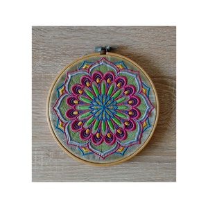 Mandala in gherghef - casă & stil de viață - accesorii pentru decorat casa - decorațiuni cu tematică spirituală - mandala - Artynos.ro