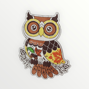 Bufnita brodata decorativa, Casă & Stil de viață, Accesorii pentru decorat casa, Decorațiuni de pereți, decorațiuni suspendate, Decorațiuni suspendate, Broderie, ARTYNOS