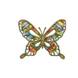 Brosa Fluture degrade, Bijuterii, Broșă, insigne, Insigne, Broderie, ARTYNOS