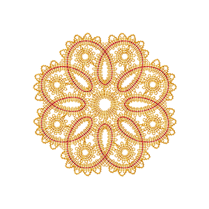 Set  Suport Pahar Broderie Battenberg, Casă & Stil de viață, Accesorii pentru decorat casa, Decorațiuni de masă și decorațiuni pentru rafturi , Decorațiuni de masă, Broderie, ARTYNOS