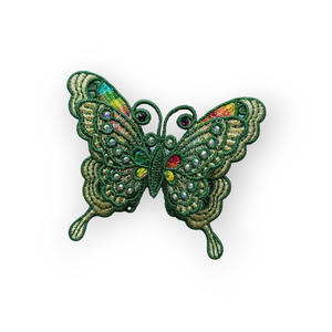 Brosa fluture dublu 3D, Bijuterii, Broșă, insigne, Insigne, Broderie, ARTYNOS