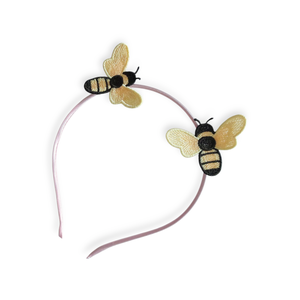Cordeluta Cu Albinute Brodate, Îmbrăcăminte și modă, Accesorii păr, Accesorii de păr, Broderie, ARTYNOS