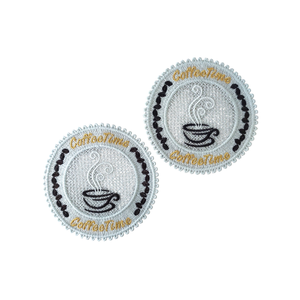 Suport pentru cafea ceasca model 2, Casa & Stil de viata, Accesorii pentru echipamente de bucatarie, Accesorii de servire, Cesti cafea, set ceai, Broderie, ARTYNOS