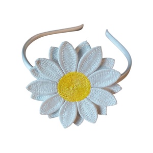 Cordeluta cu margareta 3D brodata, Imbracaminte si moda, Accesorii par, Accesorii de par, Broderie, ARTYNOS