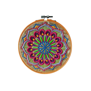 Mandala in gherghef brodata, Casa & Stil de viata, Accesorii pentru decorat casa, Decoratiuni cu tematica spirituala, Mandala, Broderie, ARTYNOS