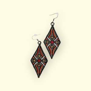 Cercei romb Design - bijuterii - cercei - cercei agățați - Artynos.ro