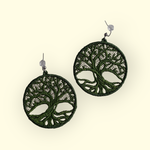 Cercei Dreamcatcher cu Cristale - bijuterii - cercei - cercei candelabru - Artynos.ro