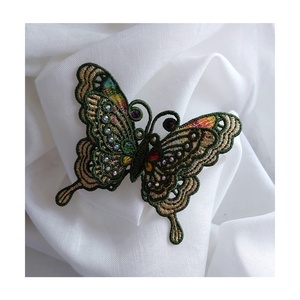 Brosa fluture dublu 3D, Bijuterii, Brosa, insigne, Insigne, Broderie, ARTYNOS
