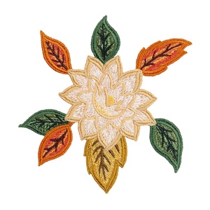 Decoratiune cu Frunze de Toamna, Casa & Stil de viata, Accesorii pentru decorat casa, Decoratiuni de masa si decoratiuni pentru rafturi , Decoratiuni de masa, Broderie, ARTYNOS